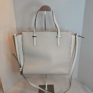 Kate Spade Light Gray Tote Bag